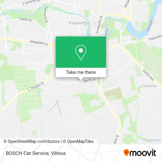 BOSCH Car Service map