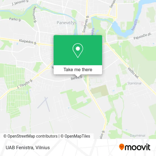 Карта UAB Fenistra