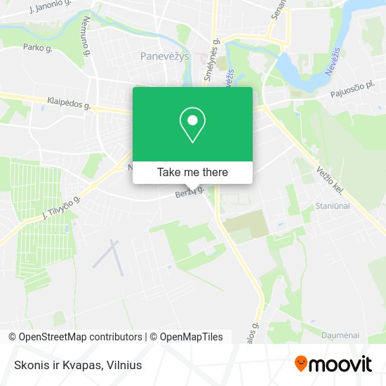 Карта Skonis ir Kvapas