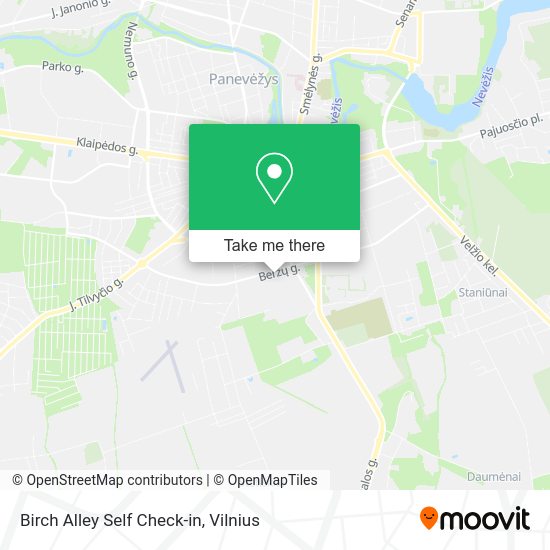 Карта Birch Alley Self Check-in