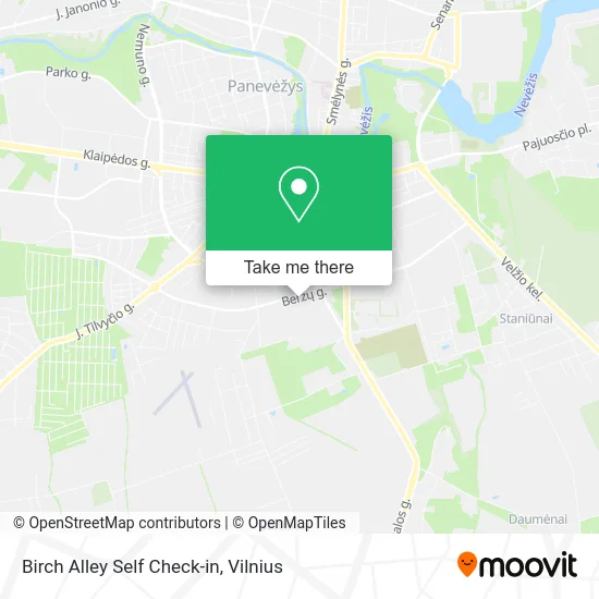 Карта Birch Alley Self Check-in
