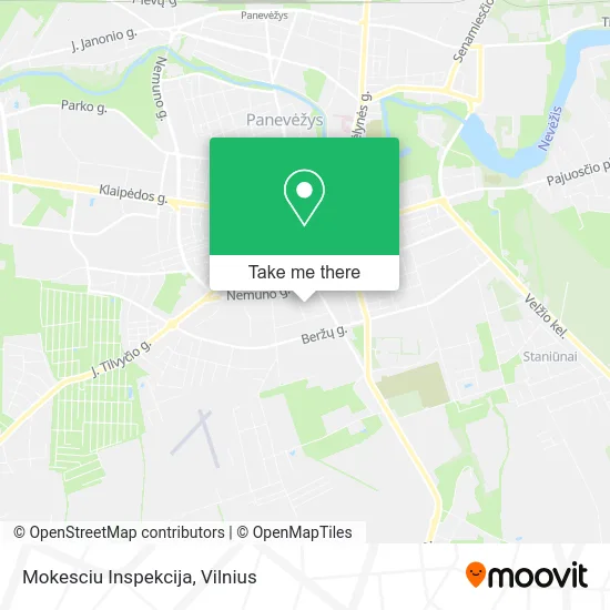 Карта Mokesciu Inspekcija