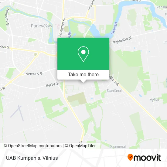 Карта UAB Kumpanis
