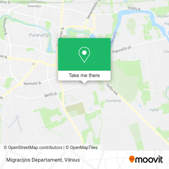 Карта Migracijos Departament