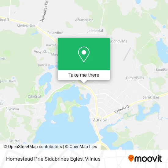 Карта Homestead Prie Sidabrinės Eglės