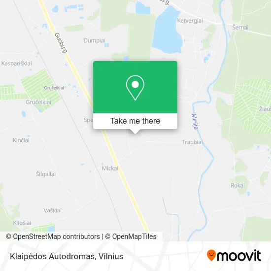 Карта Klaipėdos Autodromas