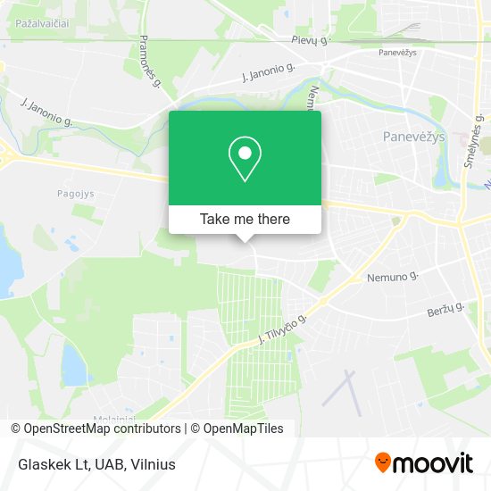 Карта Glaskek Lt, UAB