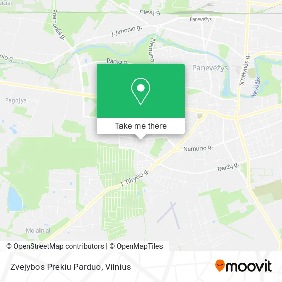 Карта Zvejybos Prekiu Parduo