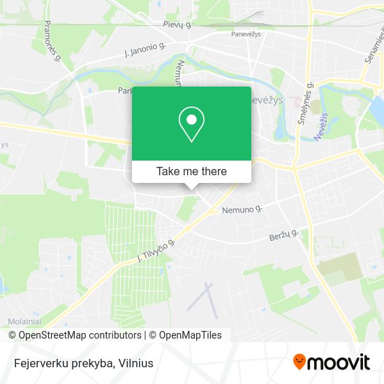 Карта Fejerverku prekyba