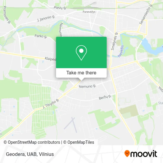 Карта Geodera, UAB