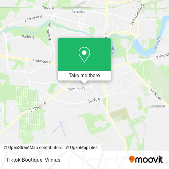 Карта Tiktok Boutique