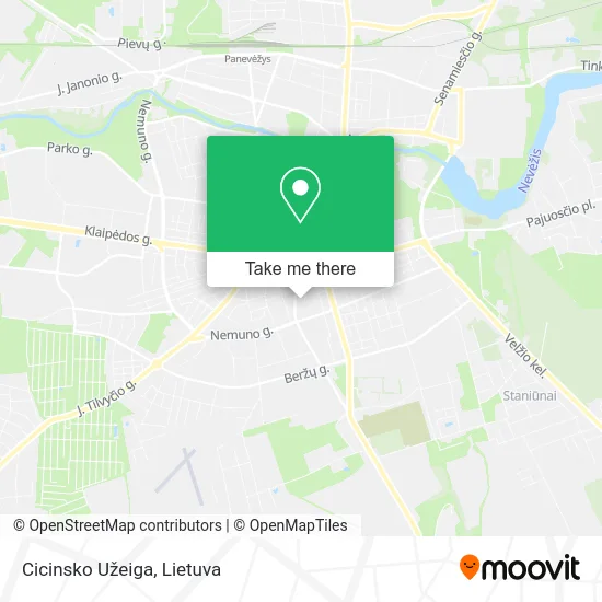 Карта Cicinsko Užeiga