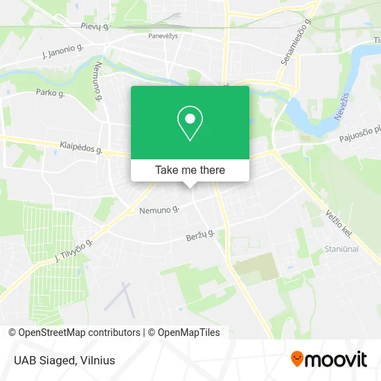 Карта UAB Siaged