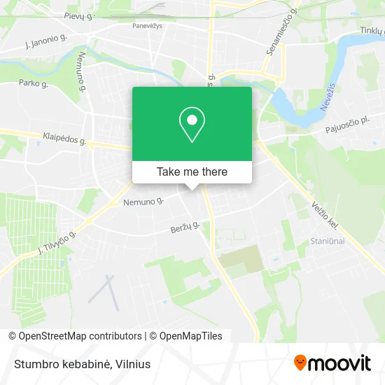 Карта Stumbro kebabinė