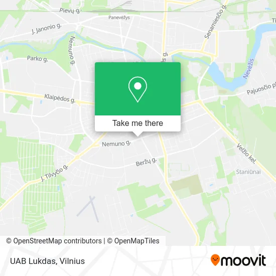 Карта UAB Lukdas