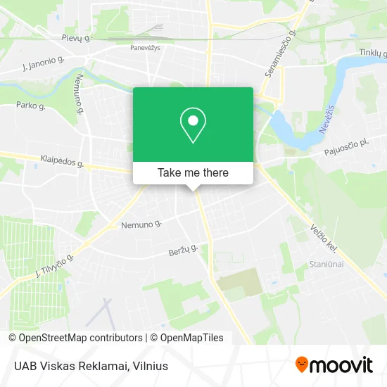 Карта UAB Viskas Reklamai