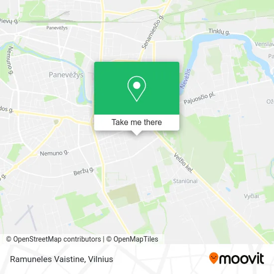 Карта Ramuneles Vaistine