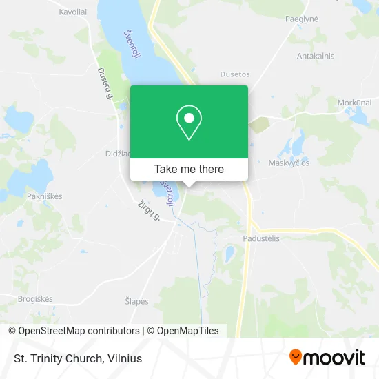 Карта St. Trinity Church