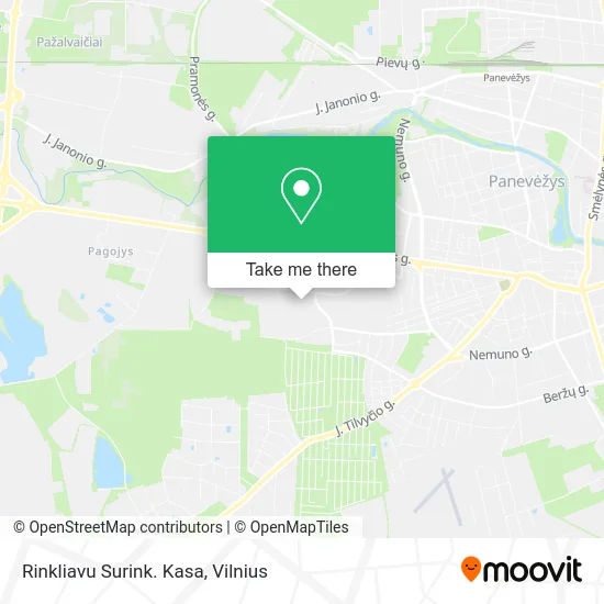 Rinkliavu Surink. Kasa map