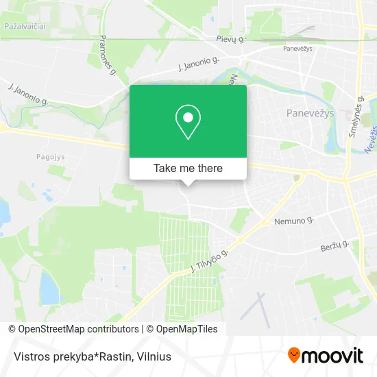 Карта Vistros prekyba*Rastin