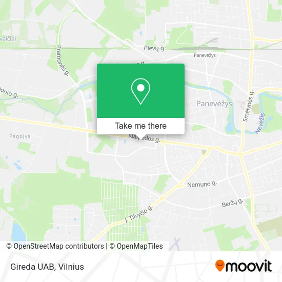 Карта Gireda UAB