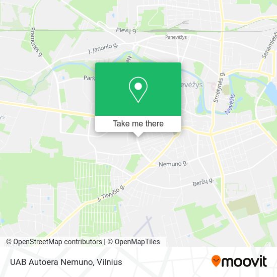 Карта UAB Autoera Nemuno