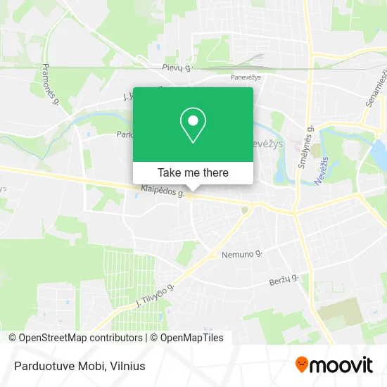 Карта Parduotuve Mobi