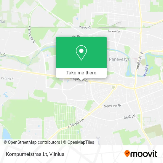 Карта Kompumeistras.Lt