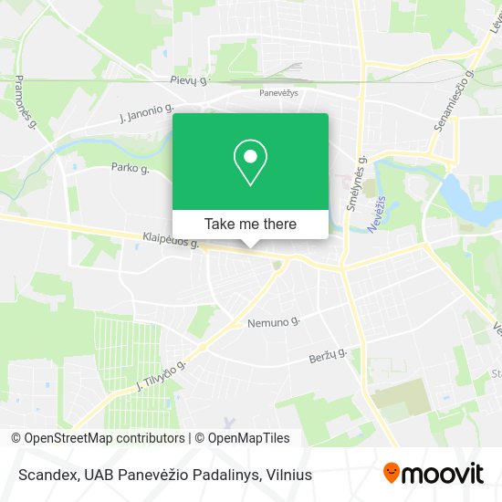Карта Scandex, UAB Panevėžio Padalinys