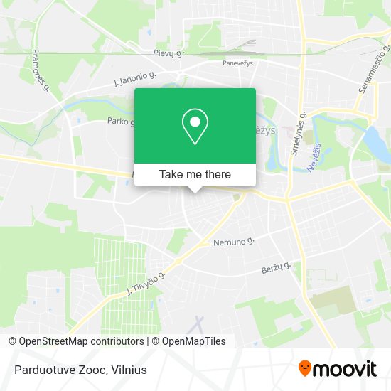 Карта Parduotuve Zooc