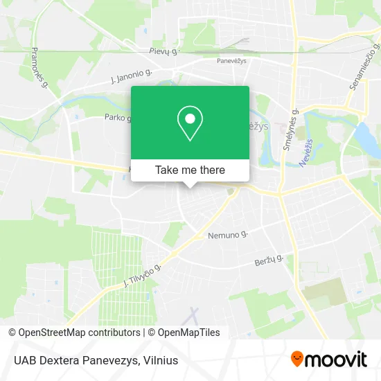 Карта UAB Dextera Panevezys
