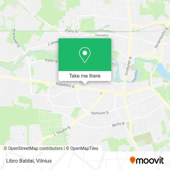 Карта Libro Baldai