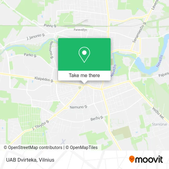 Карта UAB Dvirteka