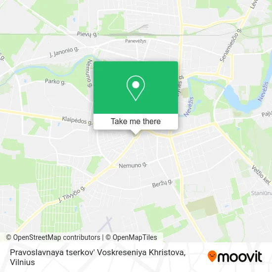 Карта Pravoslavnaya tserkov' Voskreseniya Khristova