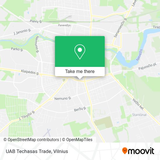 Карта UAB Techasas Trade