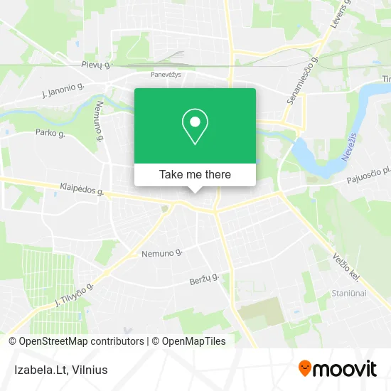 Карта Izabela.Lt