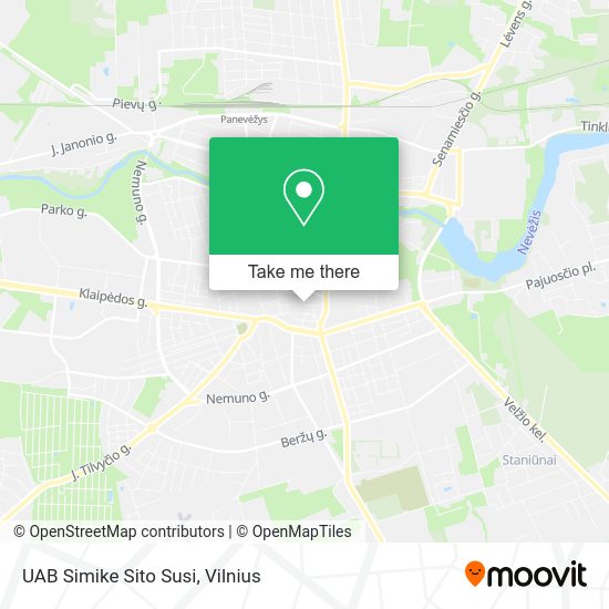 Карта UAB Simike Sito Susi