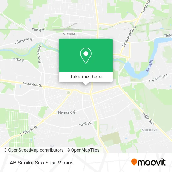 Карта UAB Simike Sito Susi