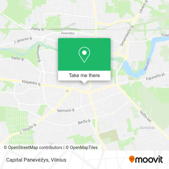 Карта Capital Panevėžys