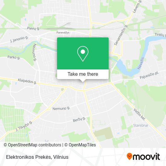 Карта Elektronikos Prekės