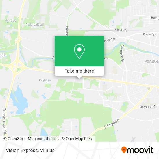 Vision Express map