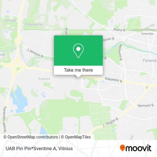Карта UAB Pin Pin*Sventine A