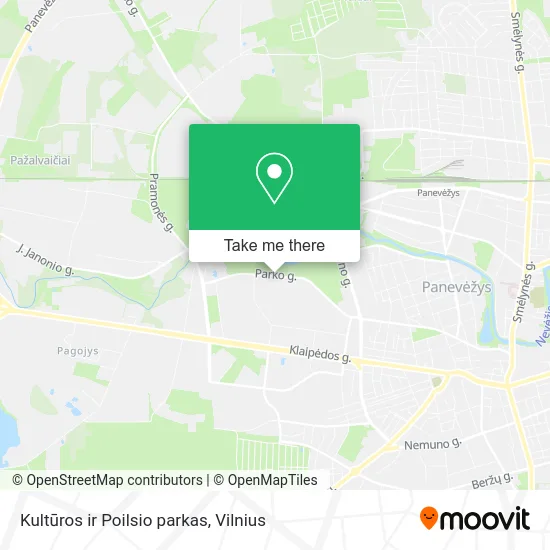 Карта Kultūros ir Poilsio parkas