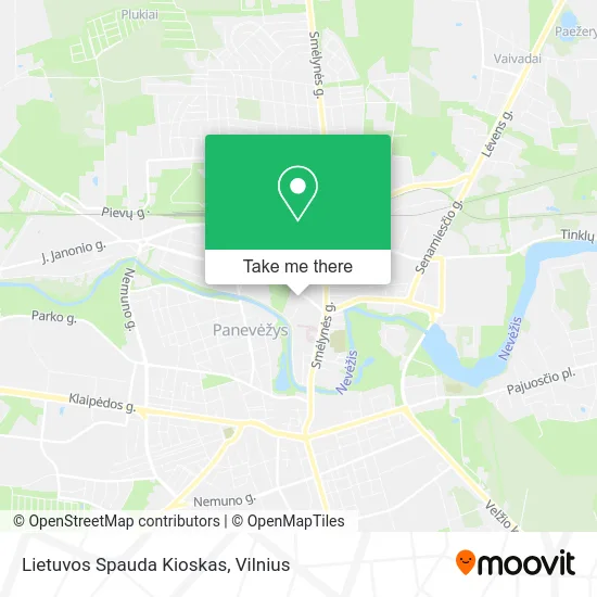 Карта Lietuvos Spauda Kioskas