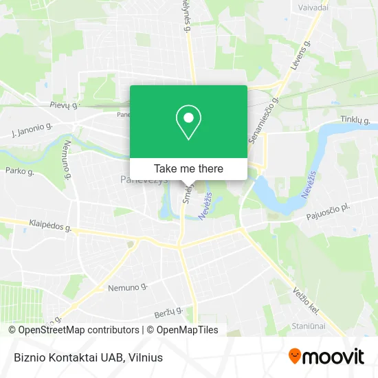 Карта Biznio Kontaktai UAB