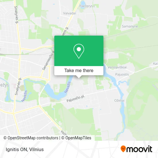 Карта Ignitis ON