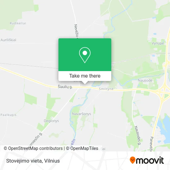 Карта Stovėjimo vieta