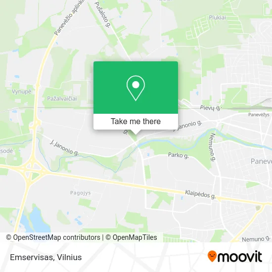 Карта Emservisas