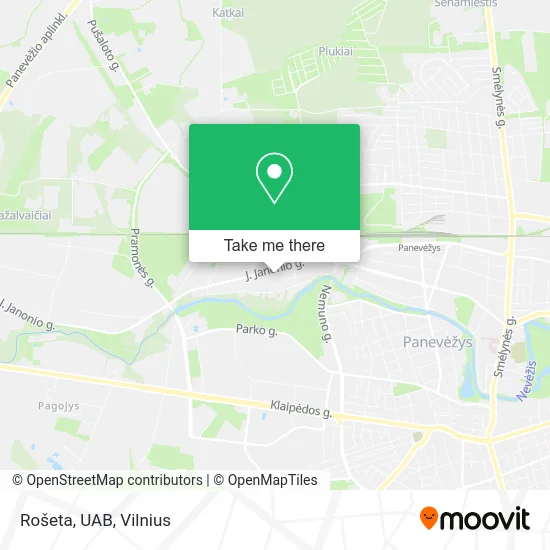 Карта Rošeta, UAB