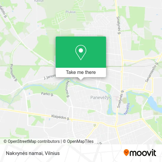 Карта Nakvynės namai